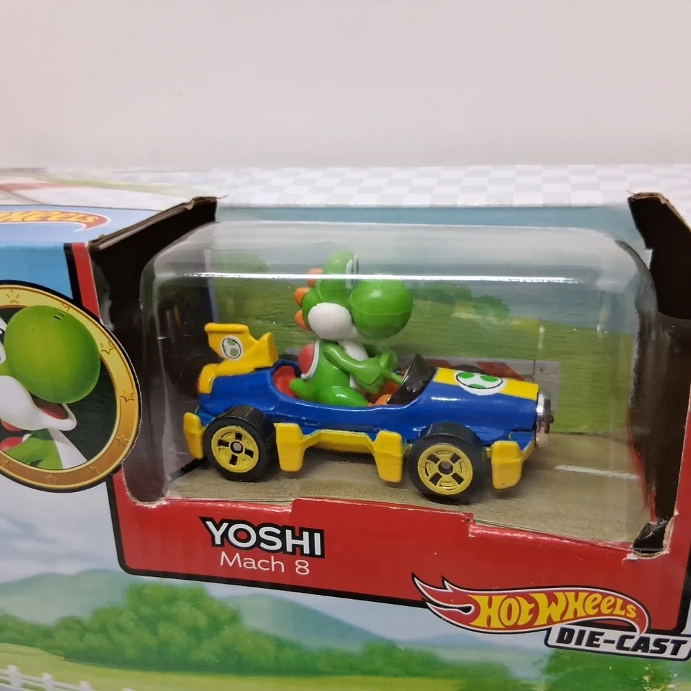 Hot‎ Wheels Mario Kart Piranha Plant Slide Track Set - Green